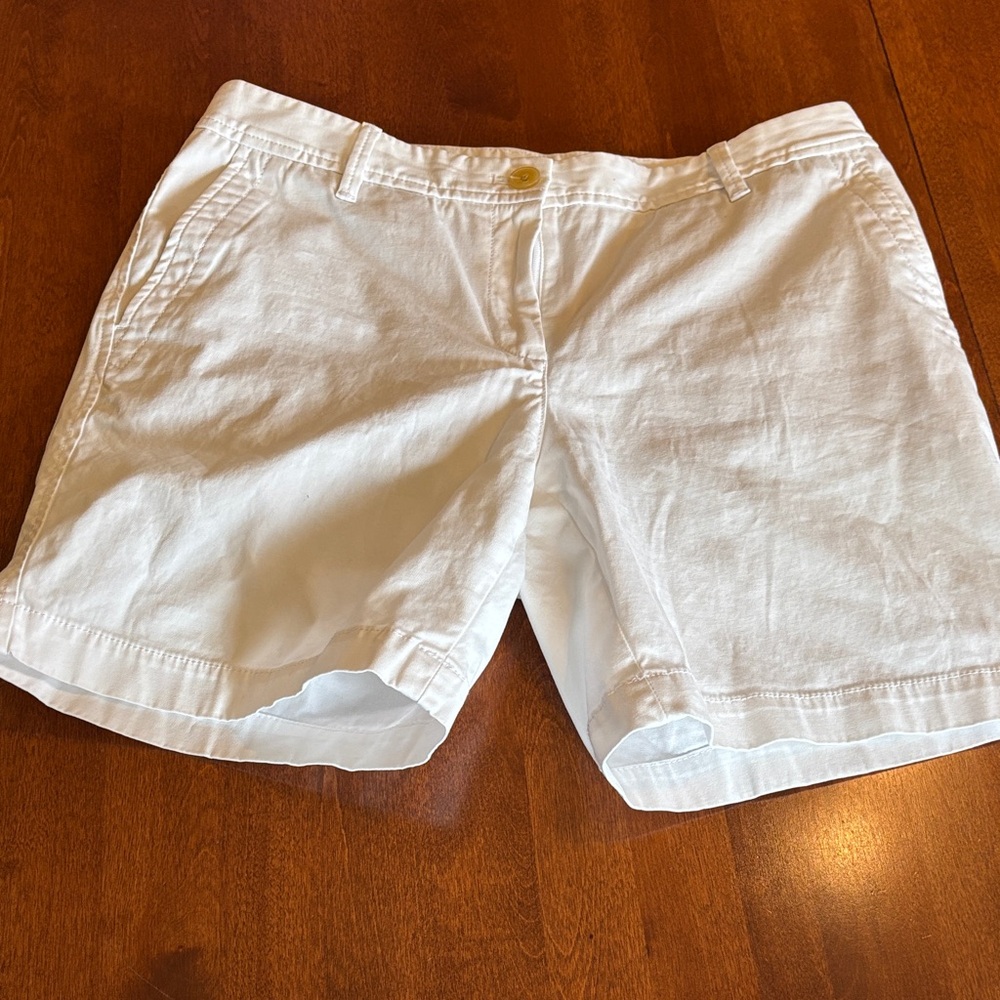 Talbots White Cotton Shorts